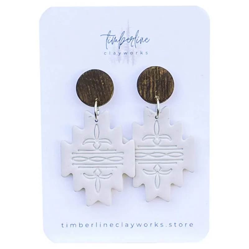 Timberline Clayworks Women‘s Bootstitch Dangle Earrings