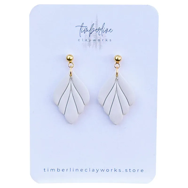 Timberline Clayworks Women‘s Single Leaf Dangle Earrings
