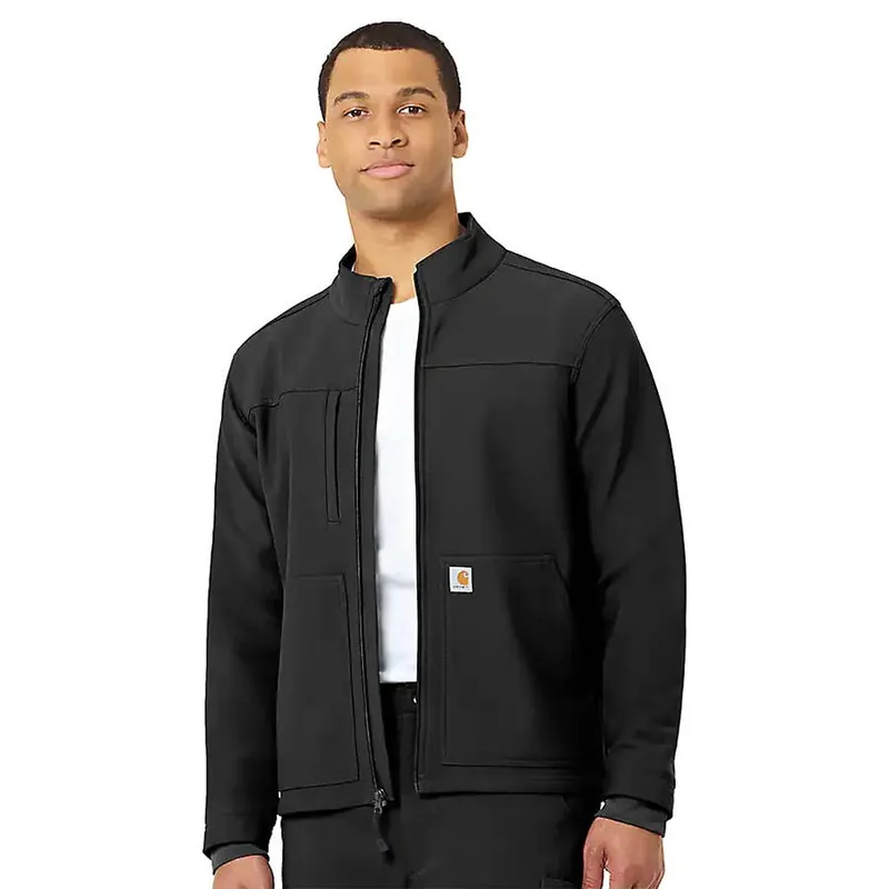 Carhartt Men‘s Rugged Flex Peak Bonded Fleece Scrub Jacket