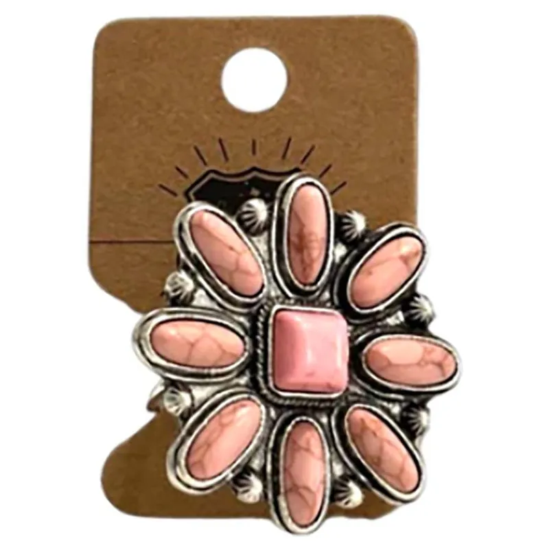 Pink Panache Women‘s 806 Sunburst Ring