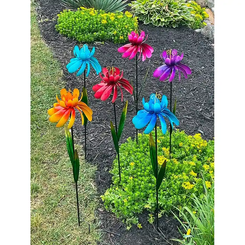 Marshall Home and Garden Spinning Wildflower Stake
