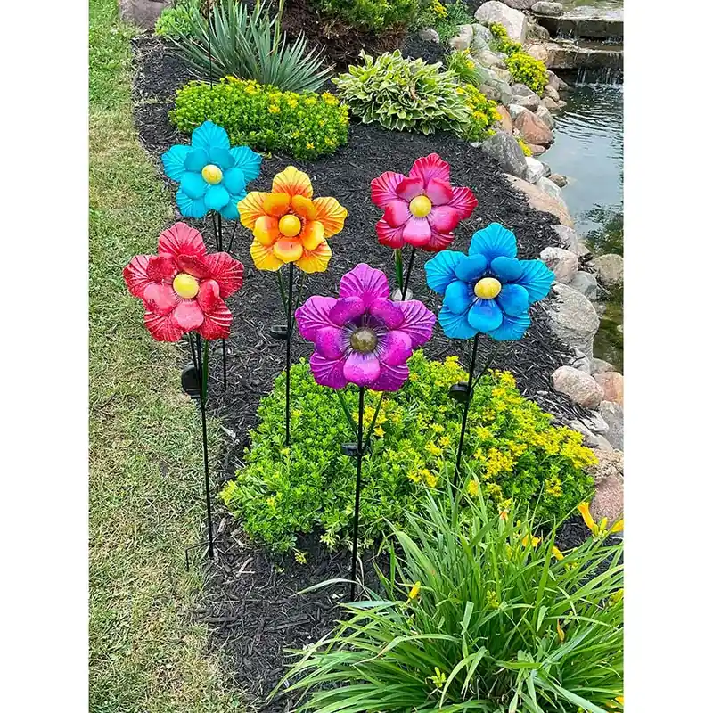 Marshall Home and Garden Glowing Oleander Stake