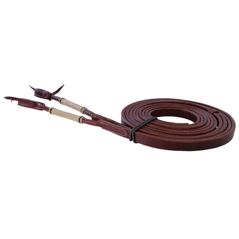 REIN SPLIT 8‘ RAWHIDE ACCENTS
