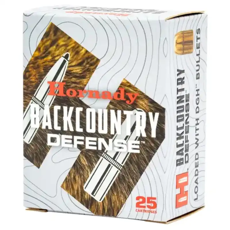 Hornady Backcountry Defense JHP DGH Ammunition