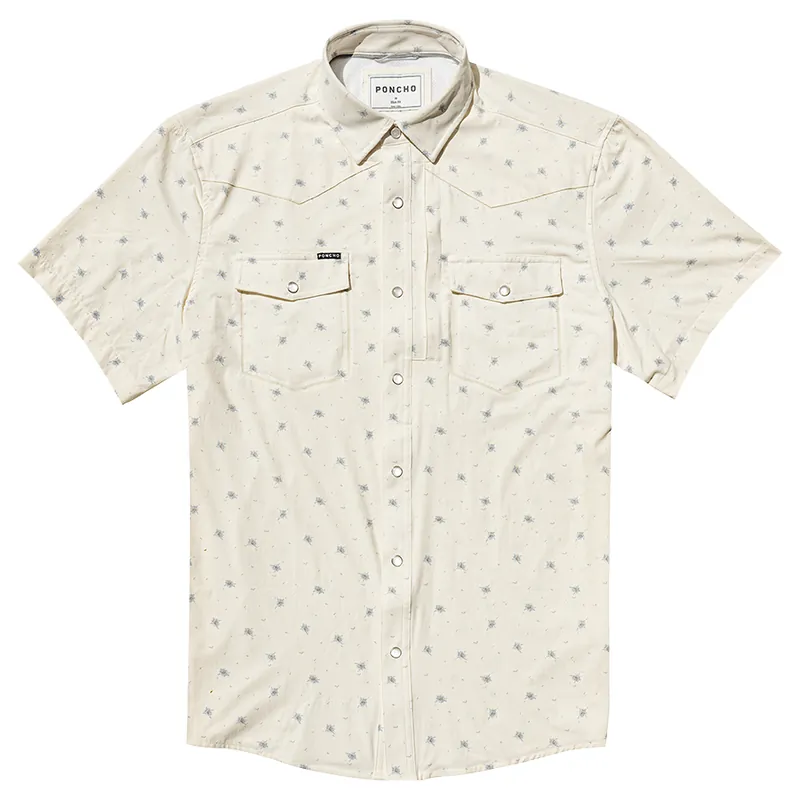 Poncho Outdoors Men‘s The Llano Short Sleeve Button Up Shirt