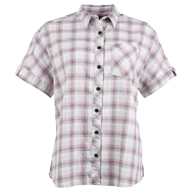 Noble Outfitters Women‘s FullFlexx Everyday Short Sleeve Button Up Shirt