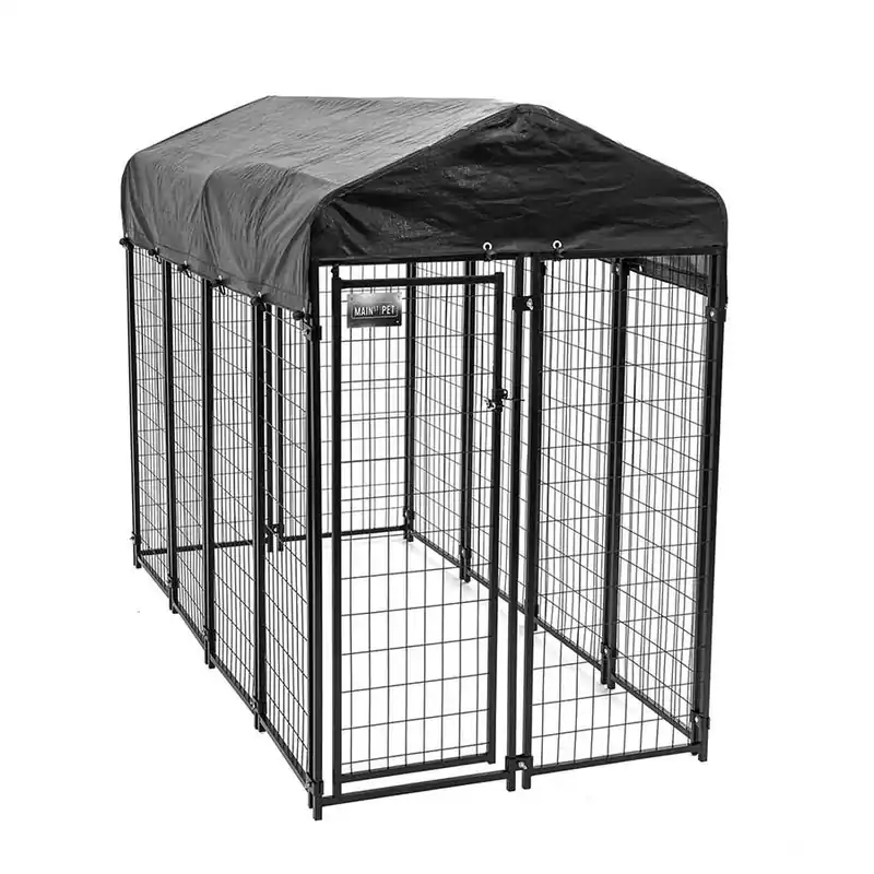Main St. Pet™ 6′ H x 4′ W x 8′ D Welded Wire Dog Kennel with Roof