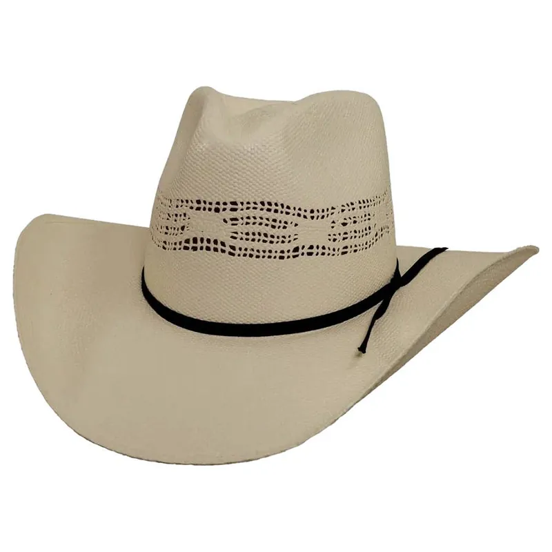 American Hat Makers Mens Cody Straw Cowboy Hat