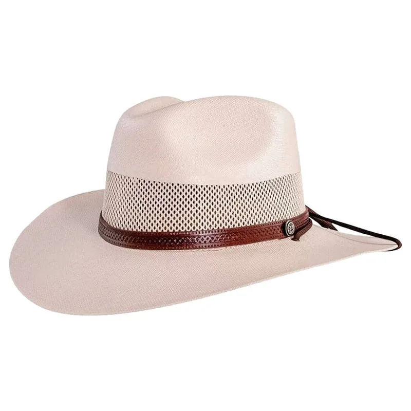 American Hat Makers Men‘s Florence Straw Sun Hat