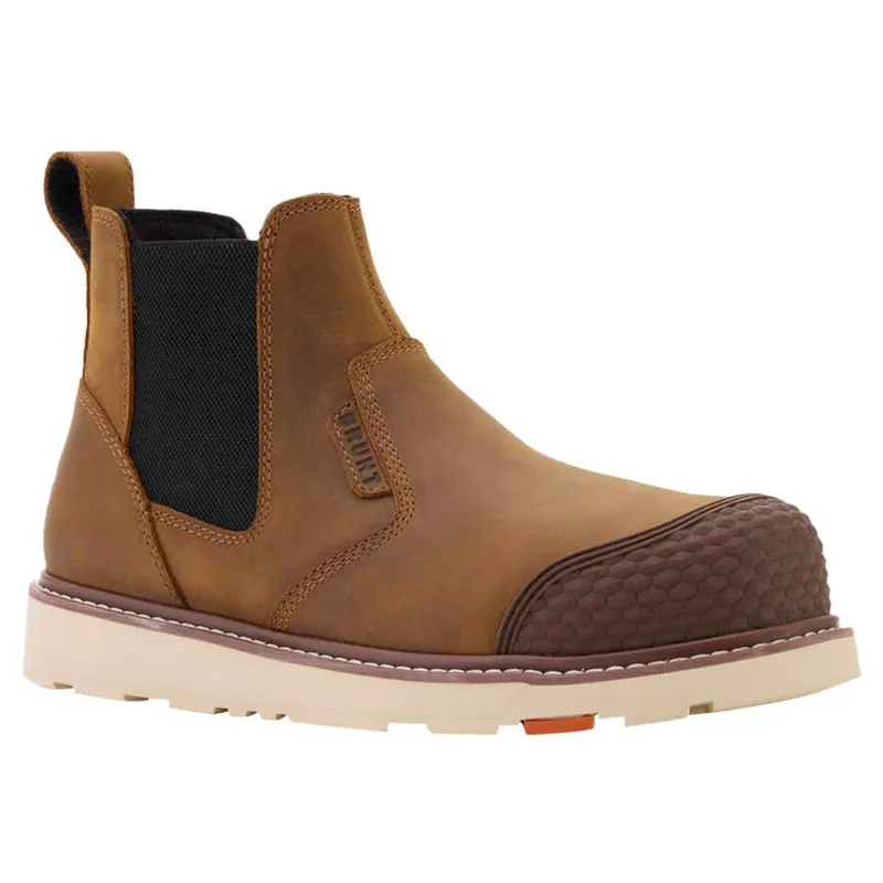 BRUNT Men‘s The Ohman BRUNT Toe Slip-On Work Boots