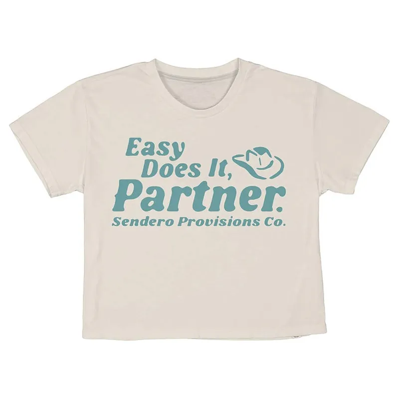 Sendero Provisions Co Women‘s Easy Does It Crop T-Shirt