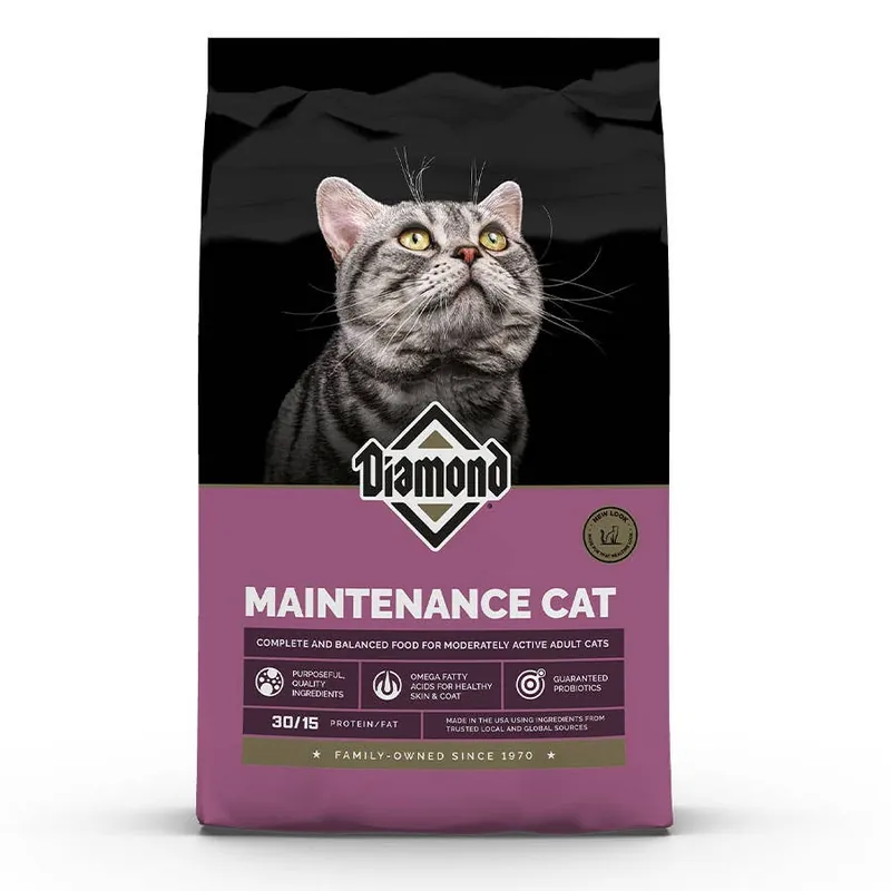 Diamond Adult Maintenance Formula with Protein, Probiotics and Antioxidants Cat Food - 40 lb