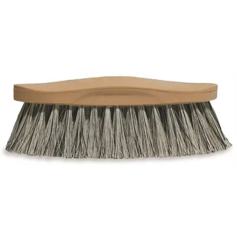 Decker Grip-Fit Stiff Showman Body Brush - Grey