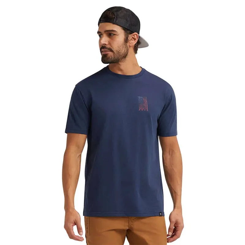 Troll Co. Men‘s Short Sleeve Dirty Hands Clean Money Flag T-Shirt