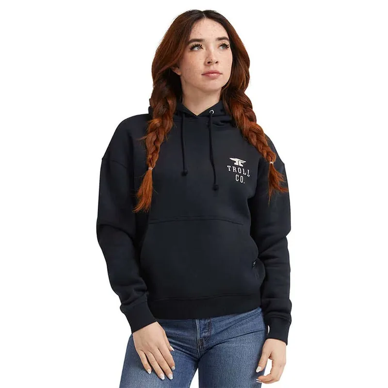 Troll Co. Women‘s Support Blue Collar Longhorn Hoodie