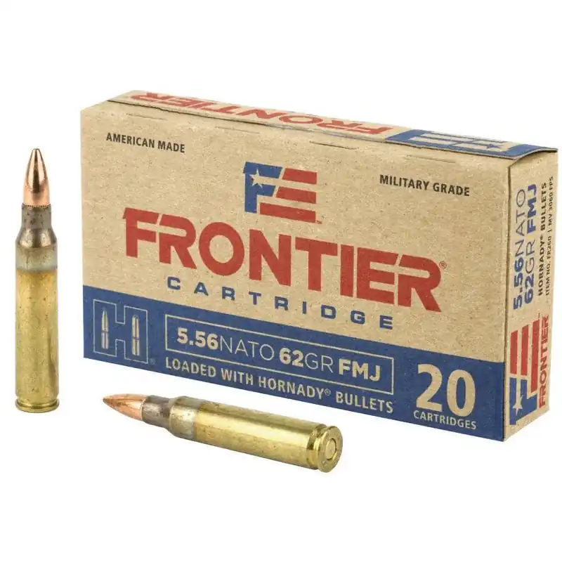 Hornady Frontier 5.56 NATO Full Metal Jacket Rifle Ammunition