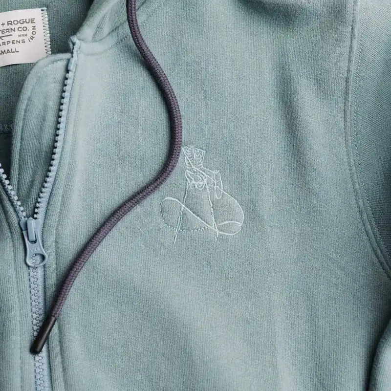 Smith + Rogue Women‘s Roping Bones Full Zip Hoodie