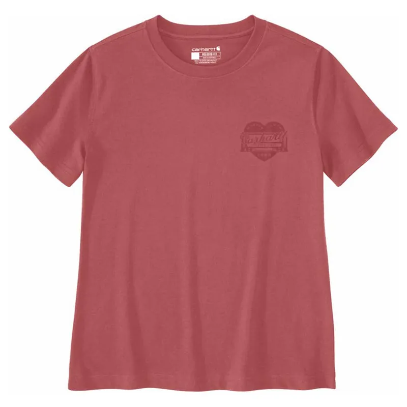 Carhartt Women‘s Irvine Heritage Heart Relaxed Fit T-Shirt