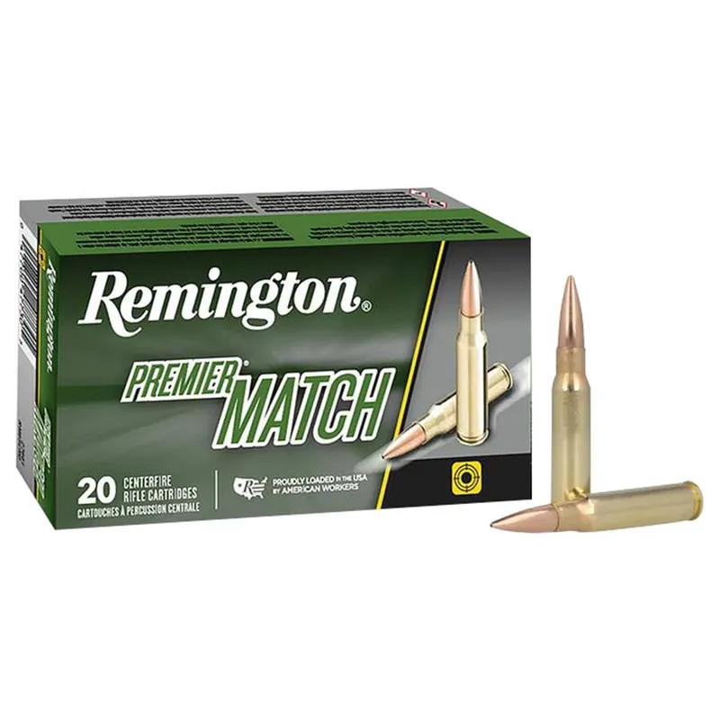 Remington Premier Match 308 Win MatchKing Open Tip Match Rifle Ammunition