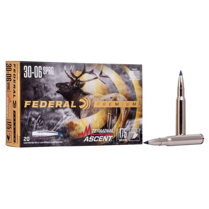 Federal Premium Terminal Ascent Bonded Polymer Tip Rifle Ammunition