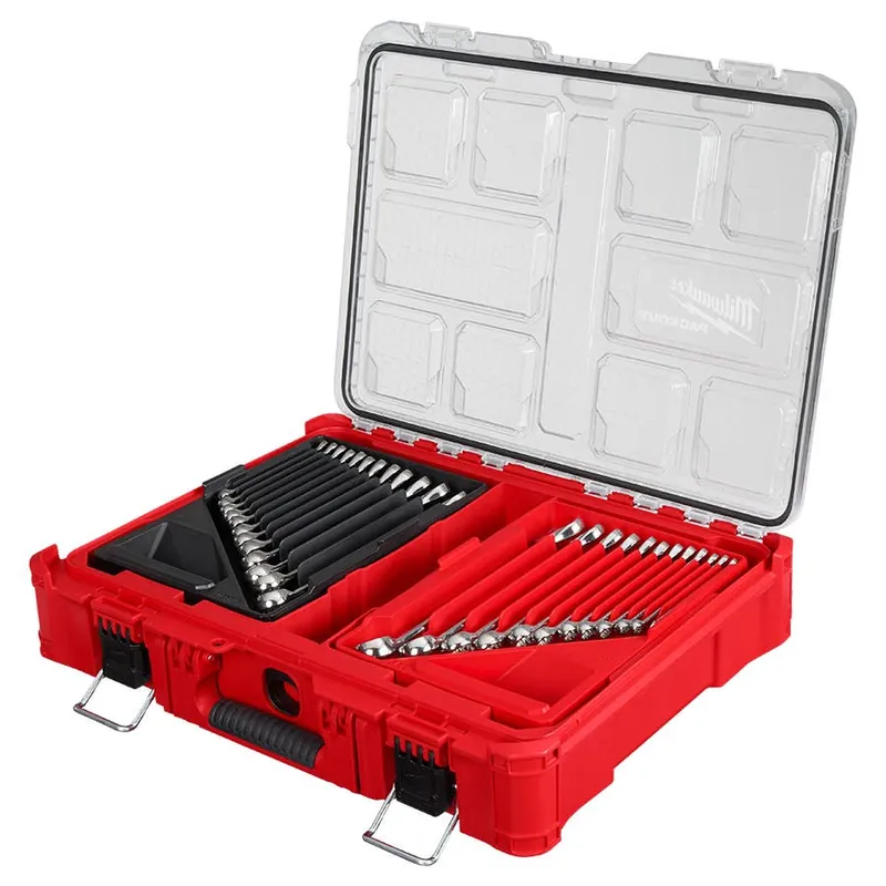 Milwaukee Metric/SAE Combination Wrench Set w/ Packout - 30 pcs