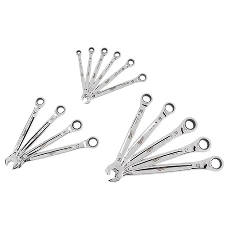 Milwaukee Metric Ratcheting Combination Wrench Set - 15 pcs