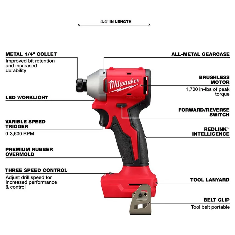 Milwaukee M18 Brushless 2 Tool Combo Kit