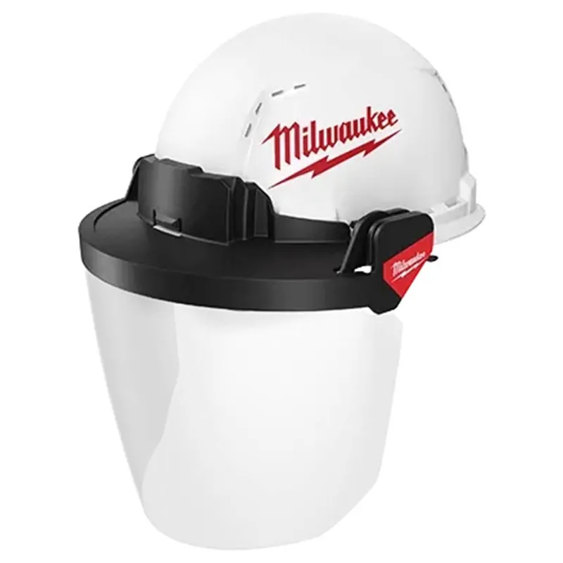 Milwaukee Bolt Full Face Shield - Clear Dual Coat Lens