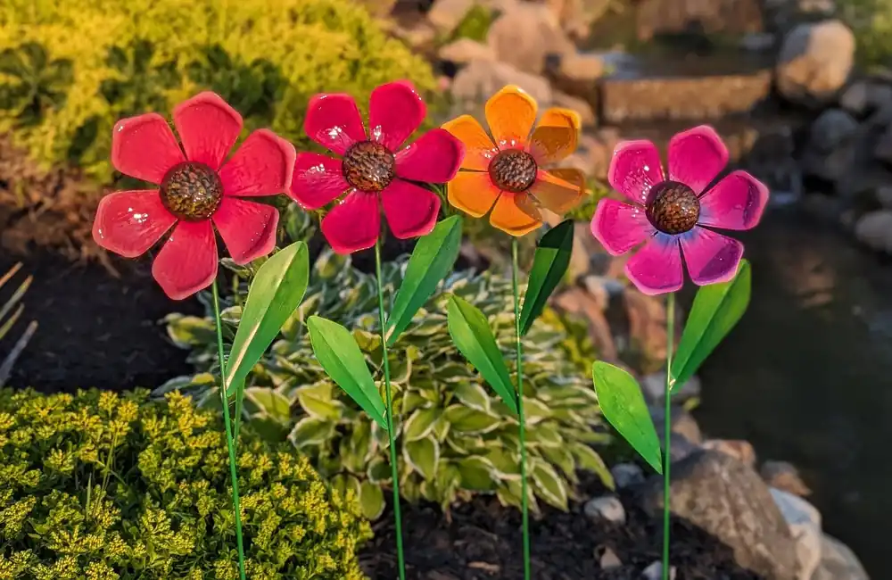 Marshall Home and Garden Sunshine Flower Stakes