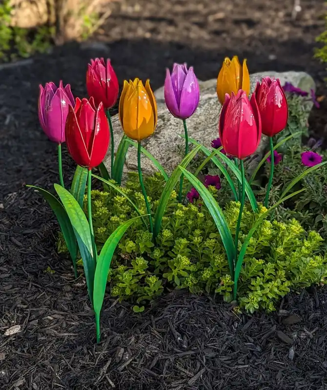Marshall Home and Garden Bold Tulips Stakes