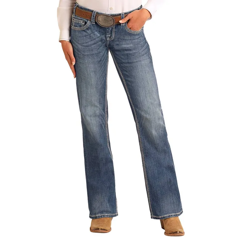 Rock & Roll Denim Women‘s Riding Bootcut Jeans