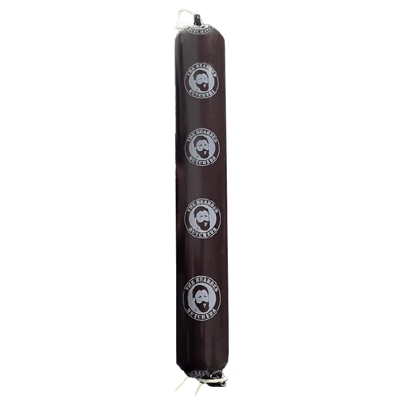 Bearded Butcher Mahogany Summer Sausage Casings – 10 Pack Durable & Professional Look