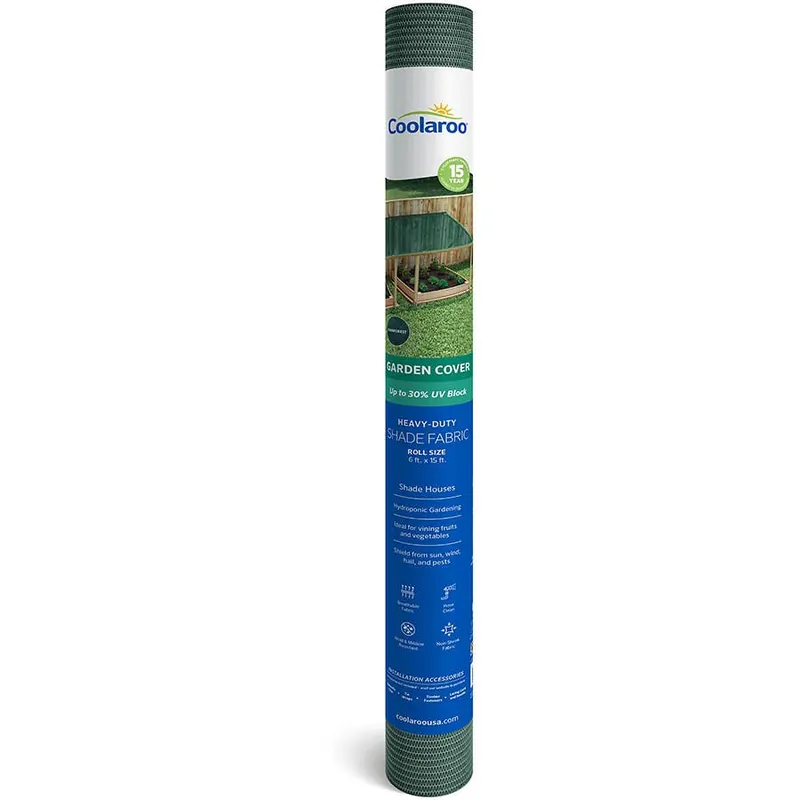 Gale Pacific Coolaroo Shade Fabric Bulk Roll 30% UV - Rainforest - 6‘x15‘