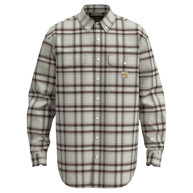 Carhartt Men‘s FR Plaid Long Sleeve Shirt