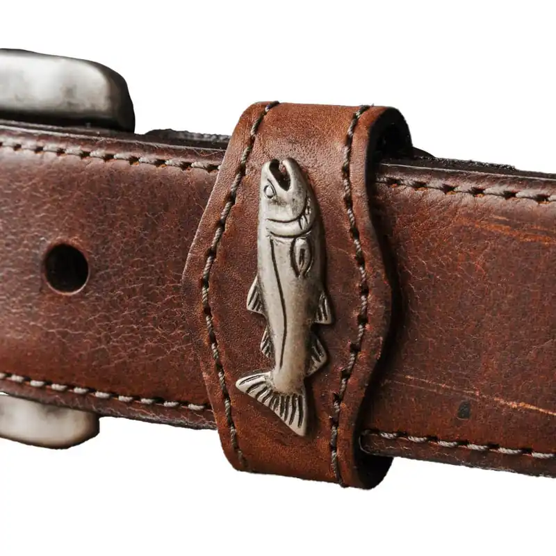 Smith + Rogue Men‘s Big Fish Belt - Mocha - 34
