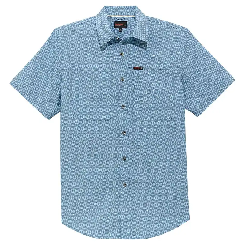 ATG by Wrangler Men‘s Short Sleeve Hike to Fish Shirt