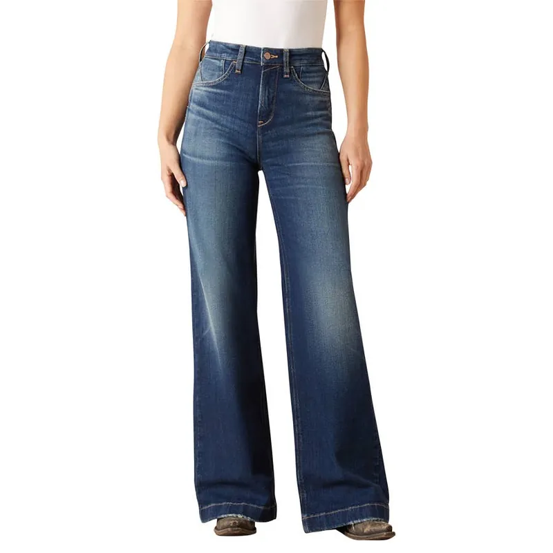 Ariat Women‘s Ultra High Rise Wide Leg Penelope Jeans