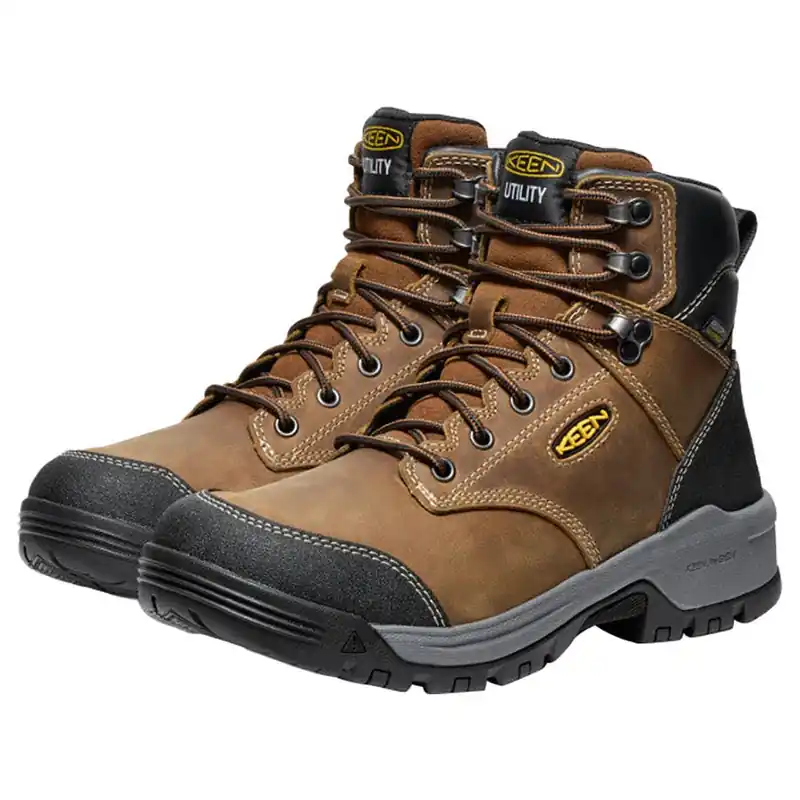 Keen Men‘s Evanston 6" Waterproof Soft Toe Work Boots
