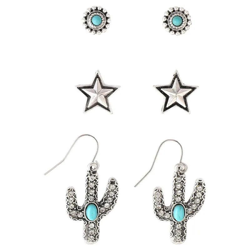 Cowgirl Confetti Women‘s Beauty Blooms Earring Set