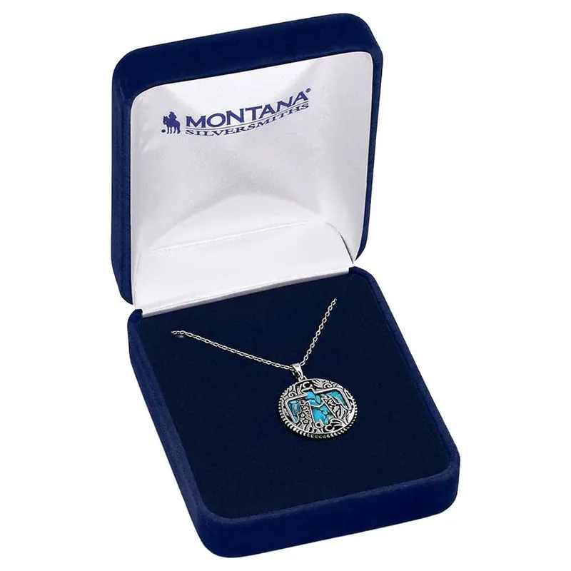 Montana Silversmiths Women‘s Strength of the Thunderbird Necklace