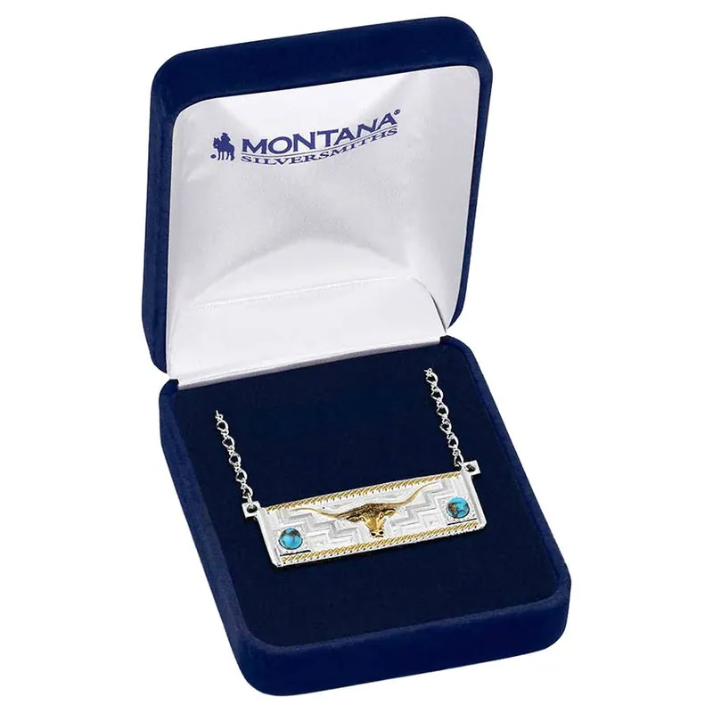 Montana Silversmiths Women‘s Longhorn Trails Necklace