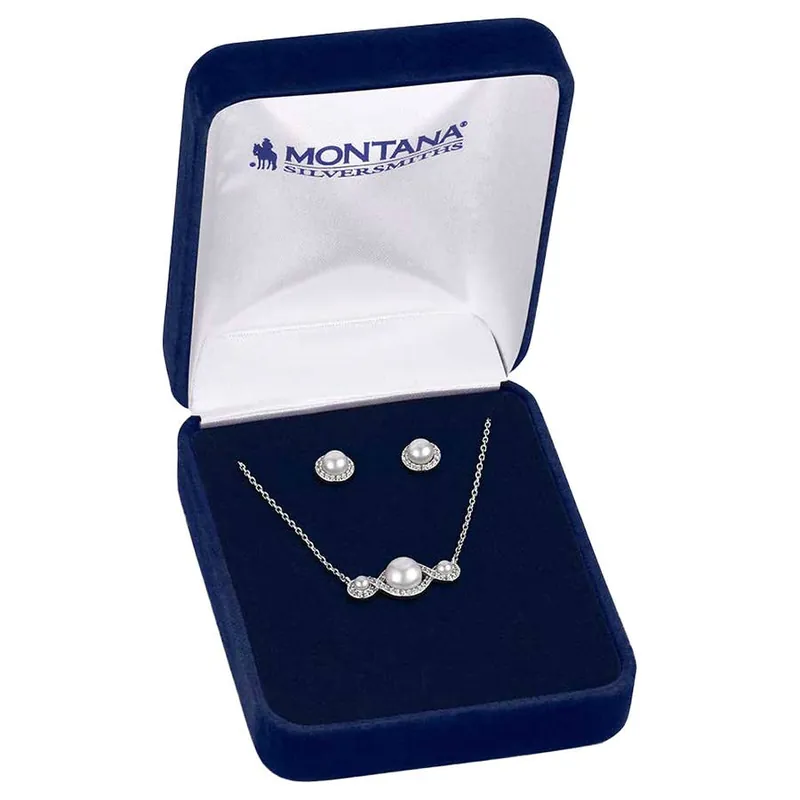 Montana Silversmiths Women‘s Entwined in Pearls Jewelry Set