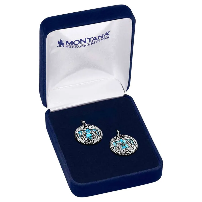 Montana Silversmiths Women‘s Strength of the Thunderbird Earrings