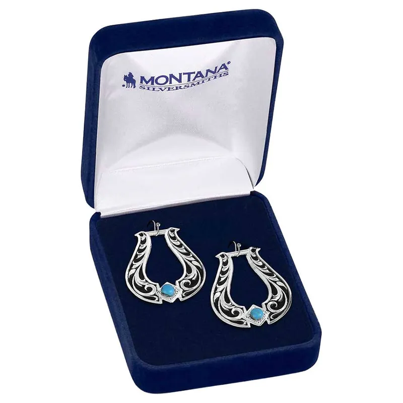 Montana Silversmiths Women‘s Callie‘s Turquoise Trail Earrings
