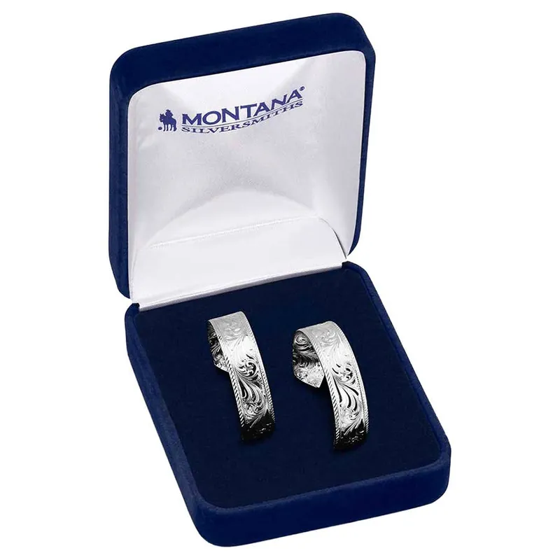 Montana Silversmiths Women‘s Out West Hoop Earrings