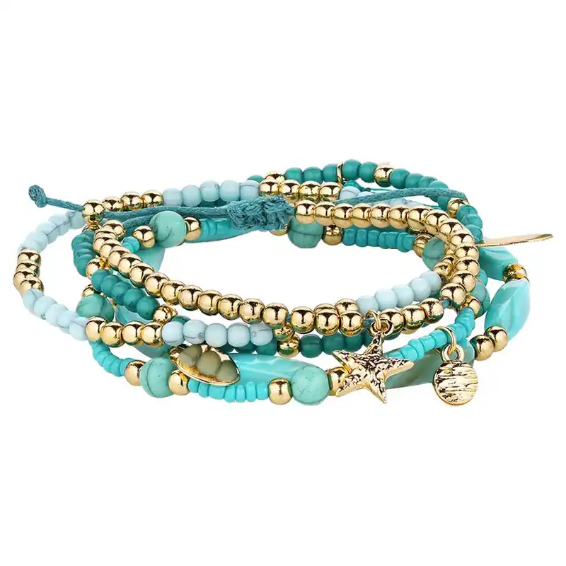 Montana Silversmiths Women‘s By the Sea Beaded Bracelet