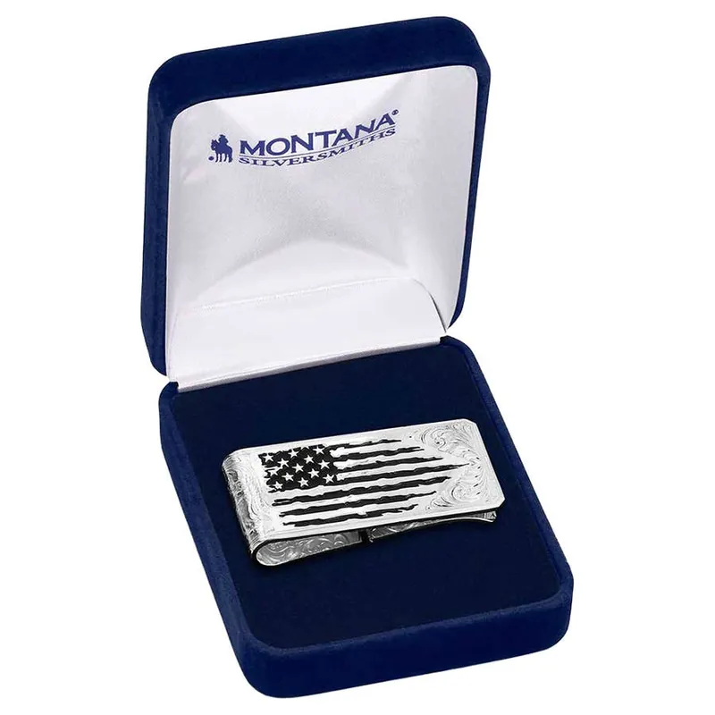 Montana Silversmiths Men‘s American Made Strength Money Clip