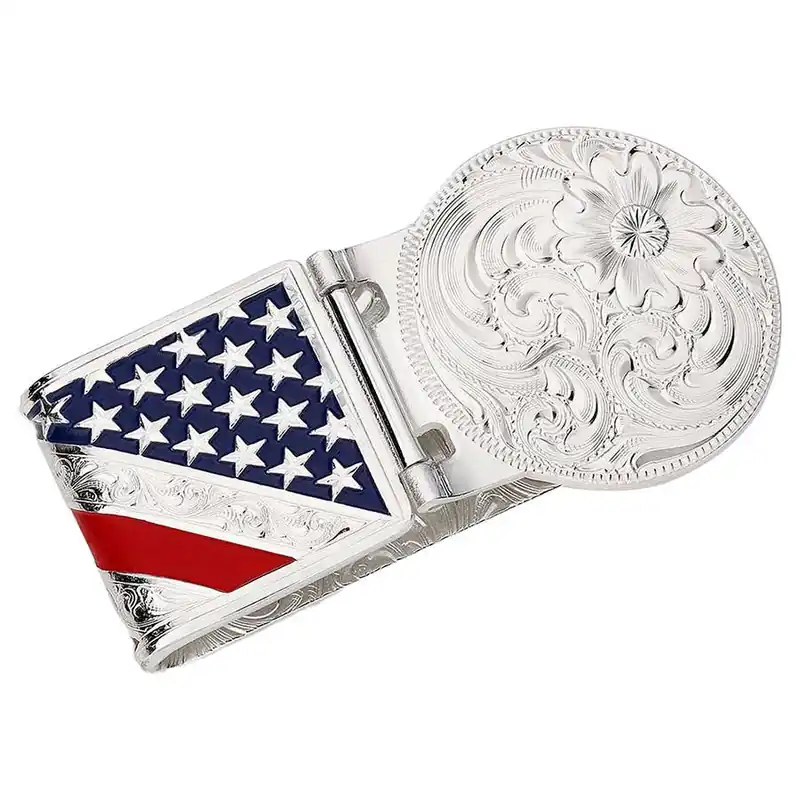 Montana Silversmiths Men‘s American Made Liberty Hinged Money Clip