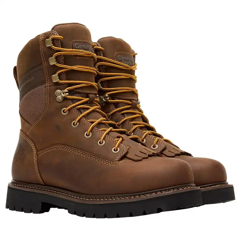 Georgia Boot Men‘s Core 37 9" Low Heel Waterproof Soft Toe Logger Work Boots