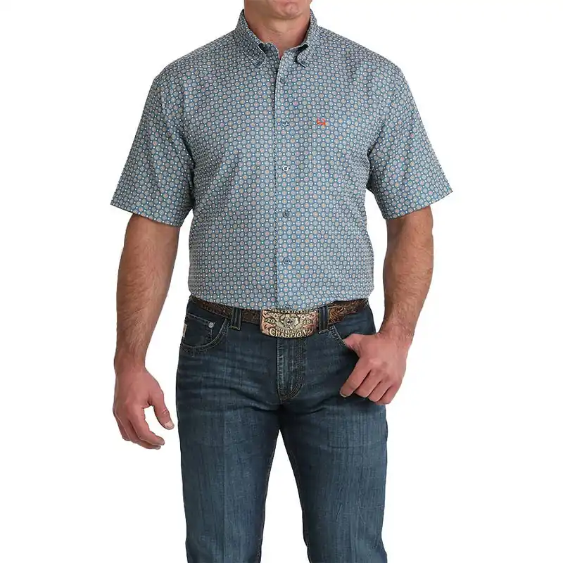 Cinch Men‘s Arena Flex Multi Print Short Sleeve Shirt